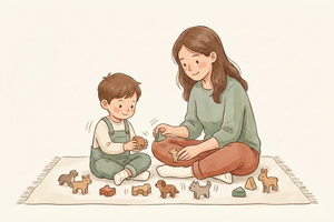 Watercolor illustration teaser for How to Teach Numbers to Preschoolers guide